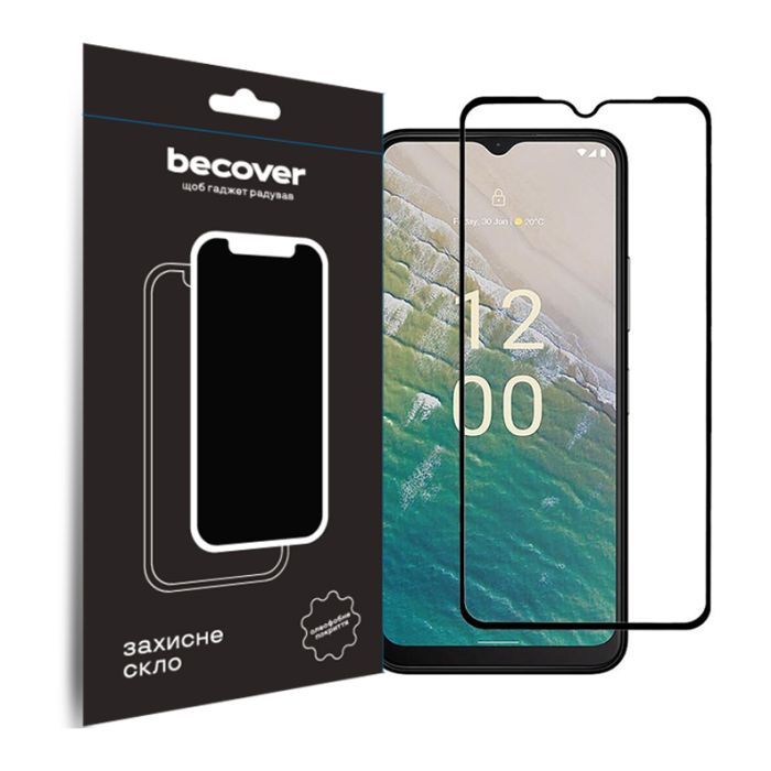 Стекло защитное BeCover Nokia C32 Black Фото