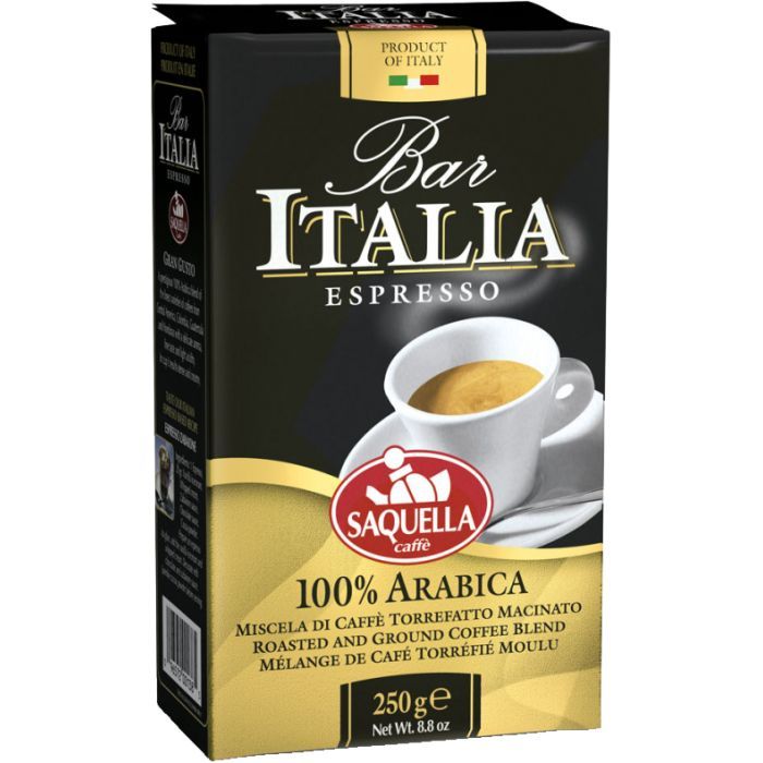 Кофе SAQUELLA Espresso молотый 250 г (вакуум) Фото