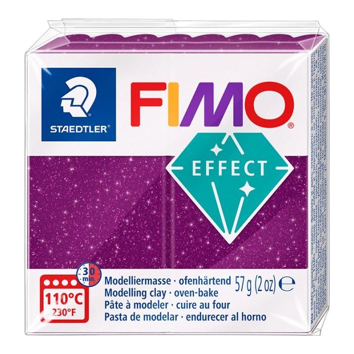 Пластика Fimo Effect, Фиолетовая галактика, 57 г Фото