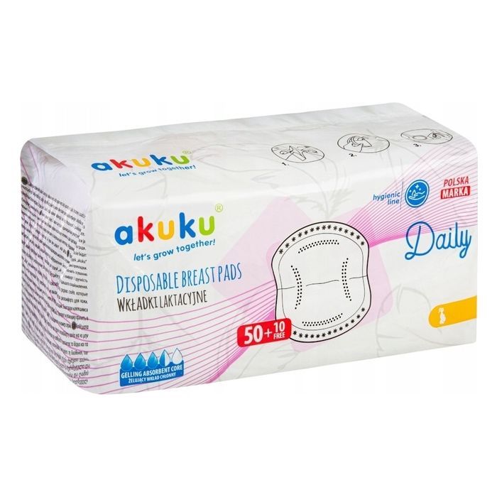 Вкладыш для бюстгальтера Akuku 60 шт Фото