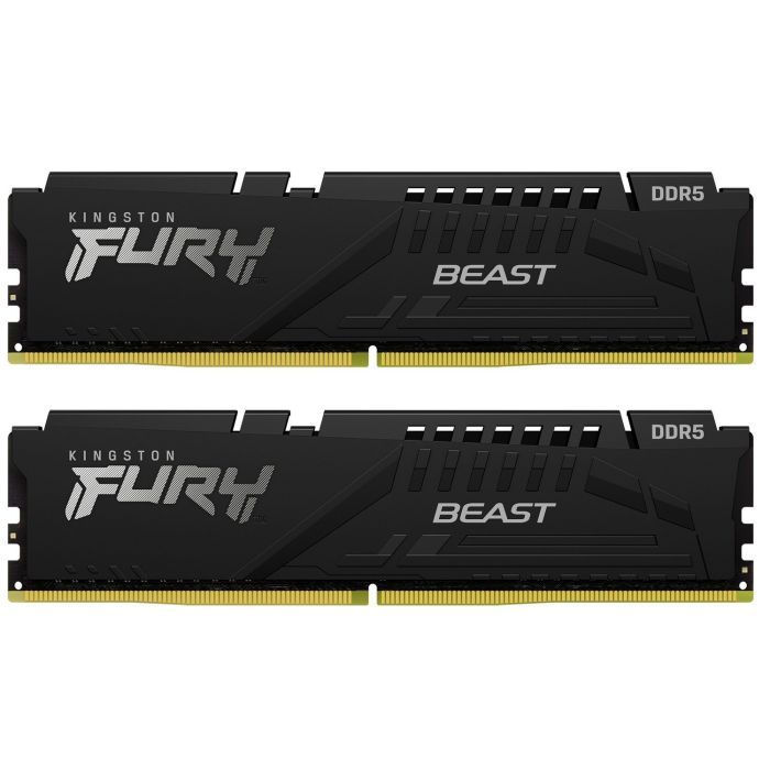 Модуль памяти для компьютера Kingston Fury (ex.HyperX) DDR5 64GB (2x32GB) 5600 MHz Beast Black Фото