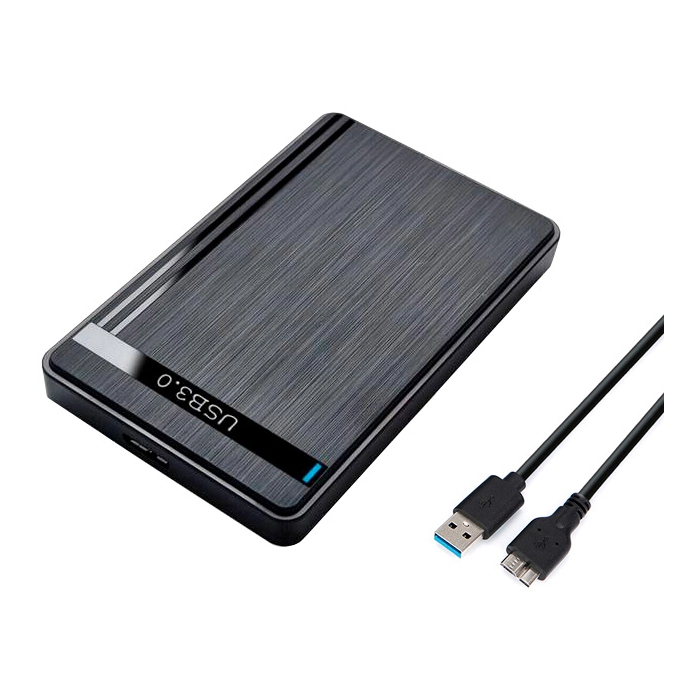 Кишеня зовнішня Dynamode 2.5" SATA HDD/SSD USB 3.0 Black (DM-CAD-25317)