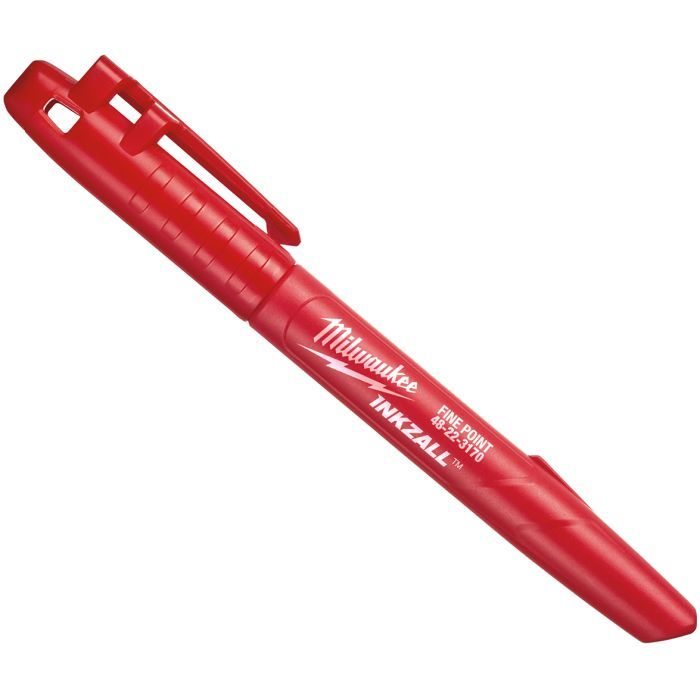 Маркер Milwaukee для стройплощадки INKZALL, тонкий, красный Фото