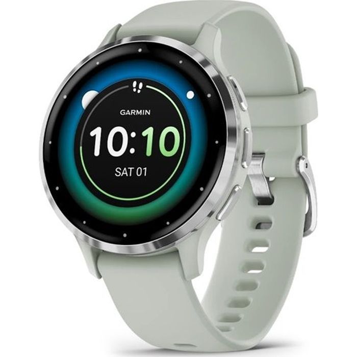 Смарт-часы Garmin Venu 3S, Sage Gray + Passivated, GPS Фото