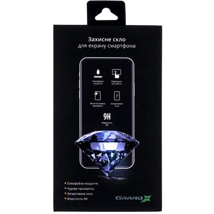 Стекло защитное Grand-X Apple iPhone 15 9D black Фото