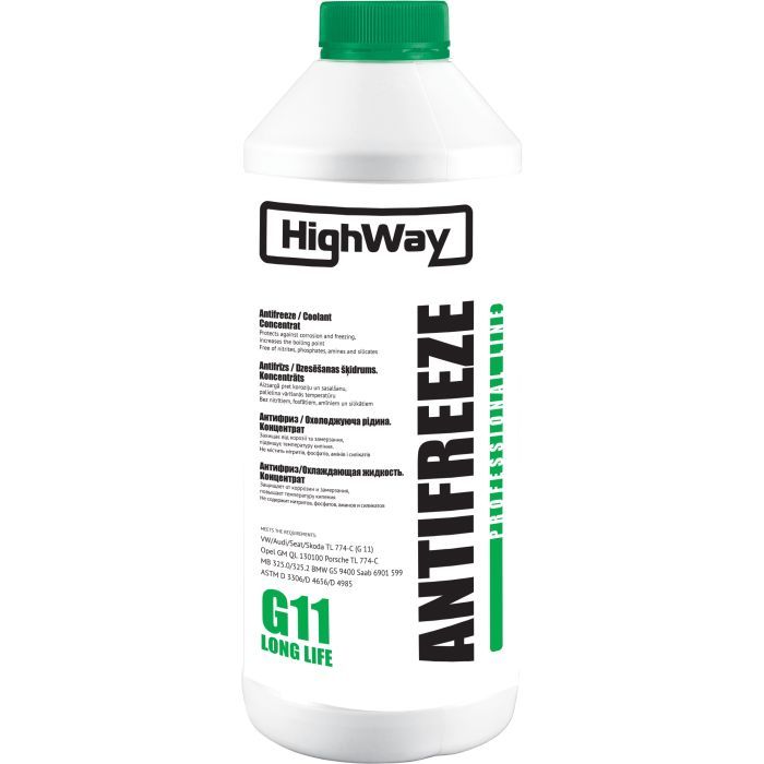 Антифриз HighWay концентрат зелений 1,5л Фото