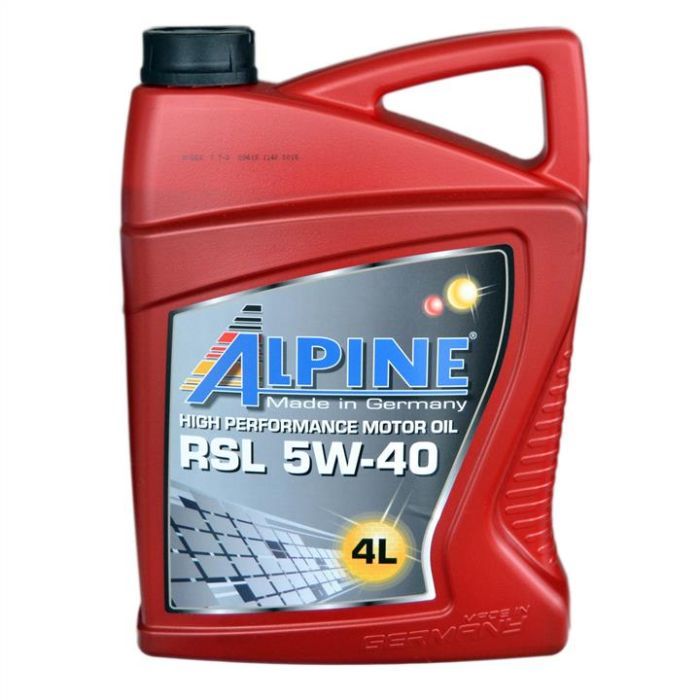 Моторное масло Alpine 5W-40 RSL 4л Фото