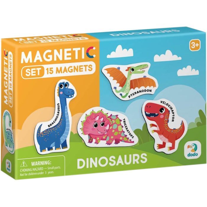 Пазл DoDo Набір магнітів Динозаврики Фото