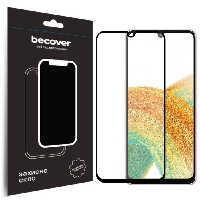 Стекло защитное BeCover ZTE Blade A33Plus Black Фото