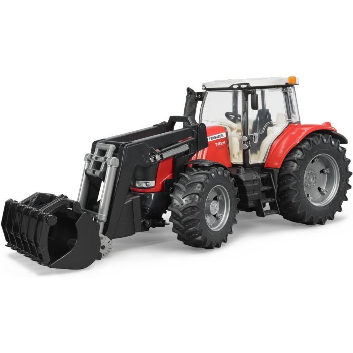 Спецтехника Bruder Massey Ferguson 7624 з переднім навантажувачем 1:1 Фото