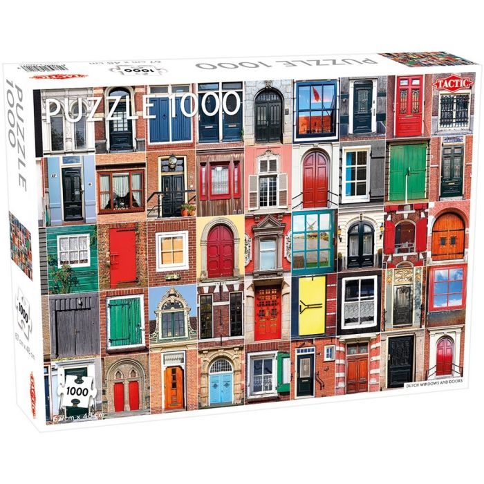 Пазл Tactic на 1000 элементов Голландские окна и двери Фото