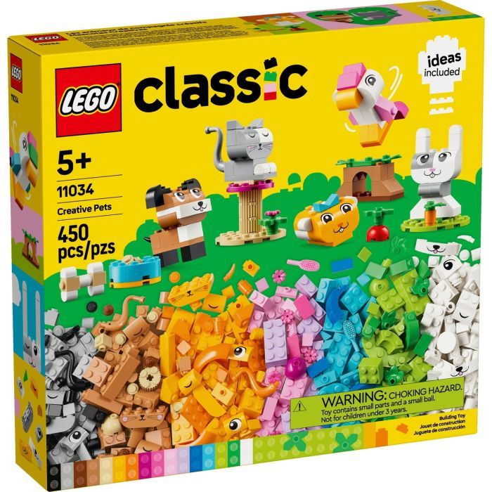 Конструктор LEGO Classic Творческие питомцы 450 деталей Фото