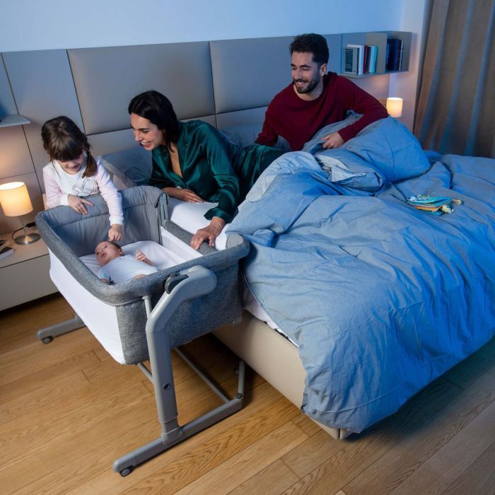Кроватка Chicco Next2Me Magic Evo gray Фото 6