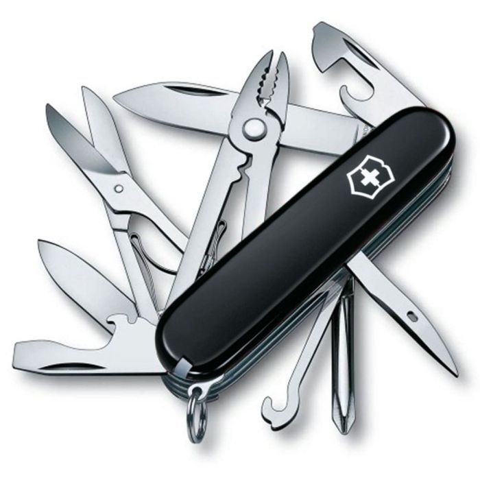 Нож Victorinox Delux Tinker 91 мм Чорний Фото