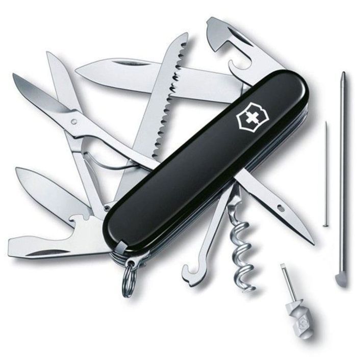 Нож Victorinox Huntsman 91 мм Чорний Фото