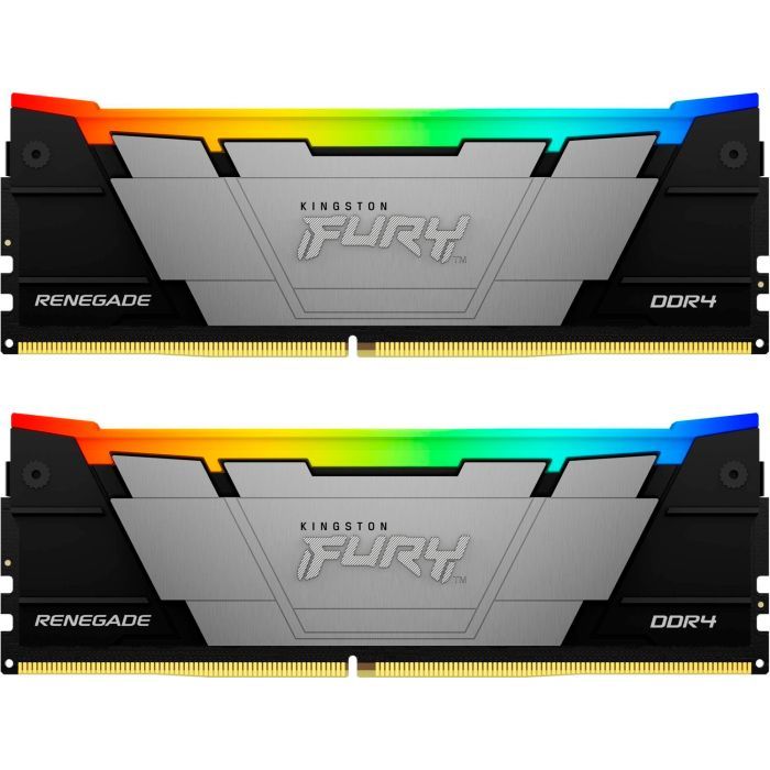 Модуль памяти для компьютера Kingston Fury (ex.HyperX) DDR4 32GB (2x16GB) 3200 MHz RenegadeRGB Фото