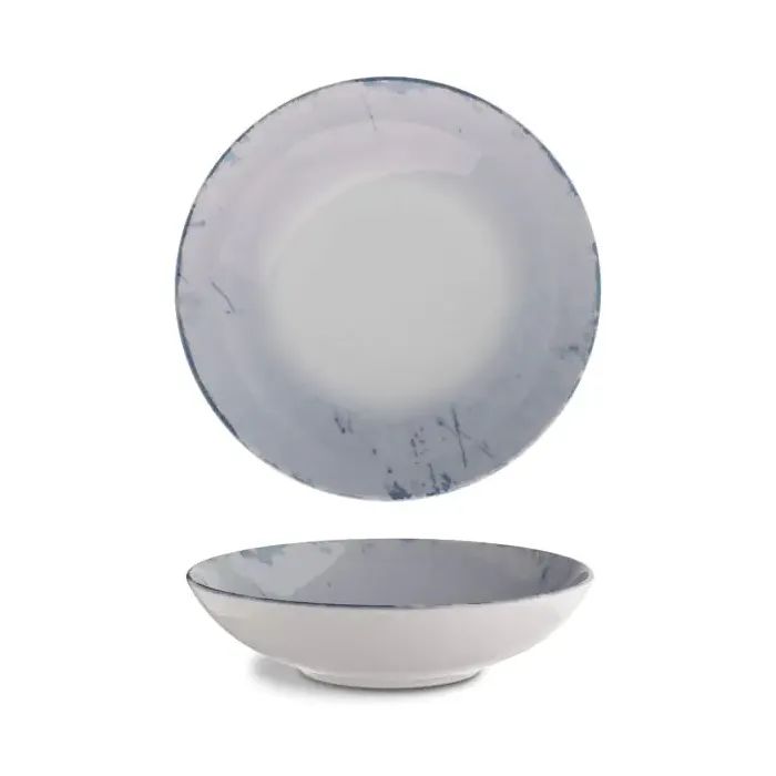 Тарелка G.Benedikt Isabelle глибока 22 см Stone Blue Фото