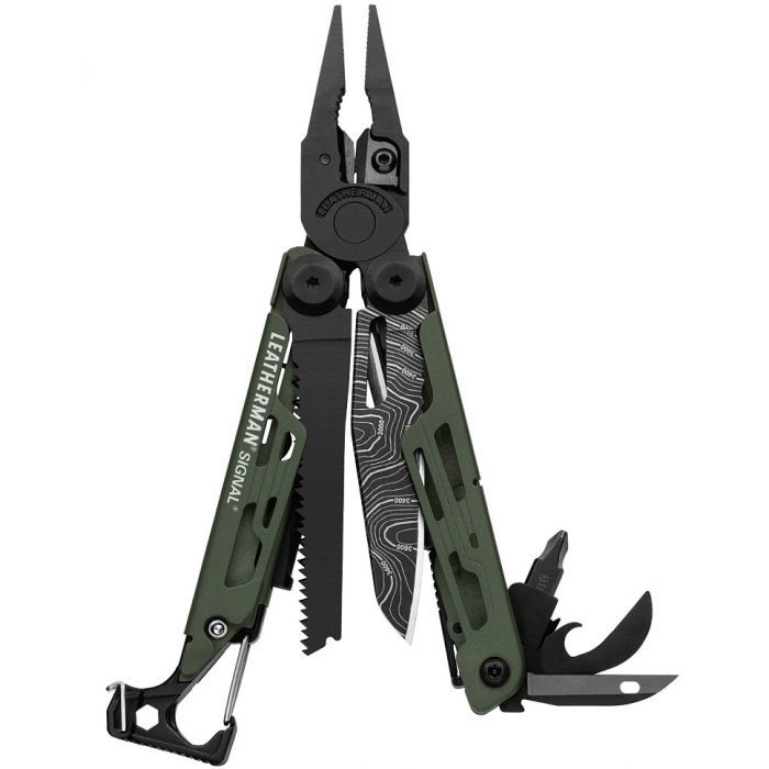 Мультитул Leatherman Signal Green Topo Фото