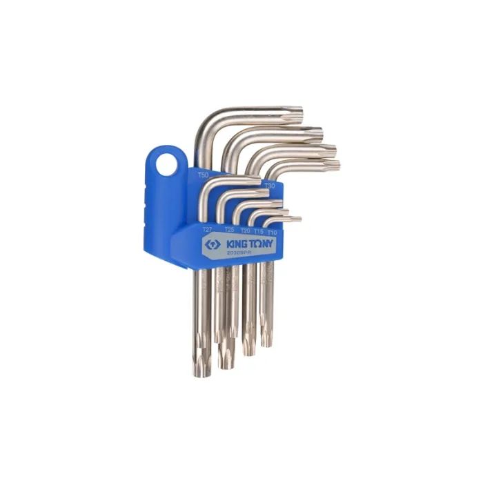 Ключ KING TONY Torx 9 шт. Т10-Т50, Г-образный Фото