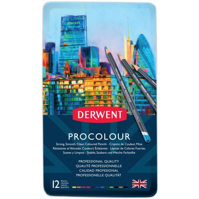 Карандаши цветные Derwent Procolour, 12 цветов Фото