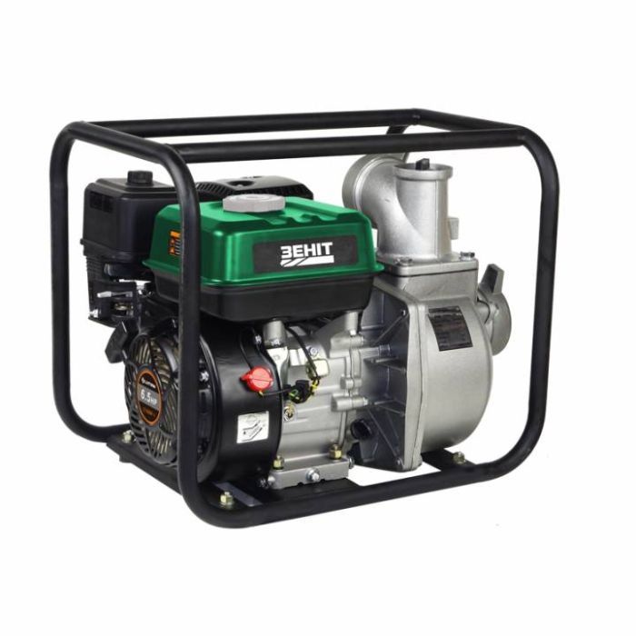 Мотопомпа Зеніт бензинова ЗМП-80 v2.0 Фото