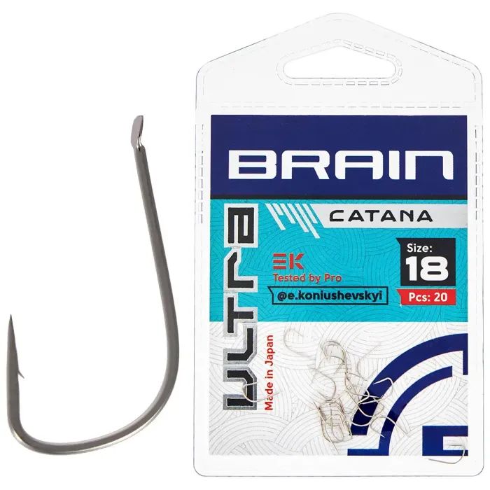 Крючок Brain Ultra Catana 18 (20шт/уп) Фото