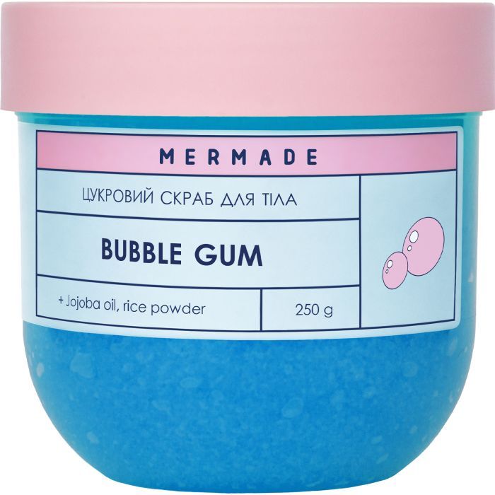 Скраб для тела Mermade Bubble Gum Цукровий 250 г Фото