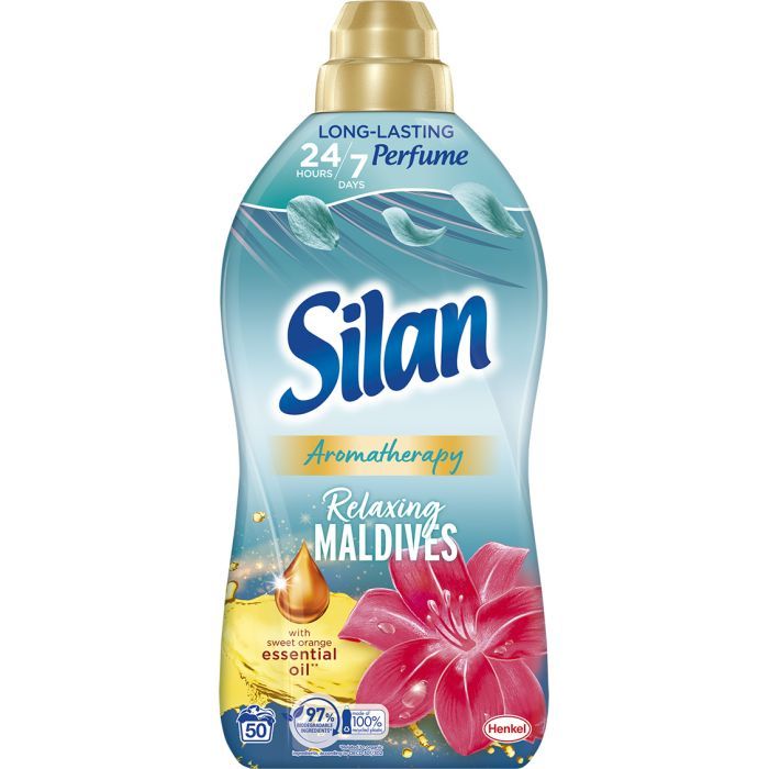 Кондиционер для белья Silan Aromatherapy Райские Мальдивы 1100 мл Фото