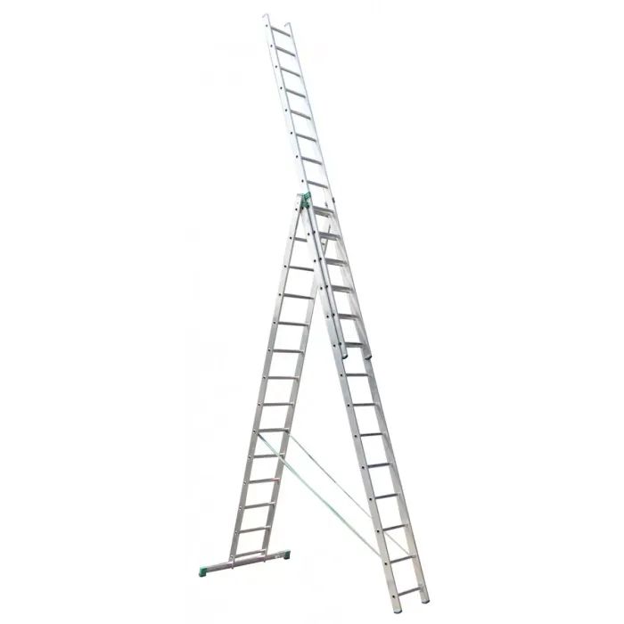 Лестница ITOSS универсальная трехсекционная 7614, 3х14 Фото