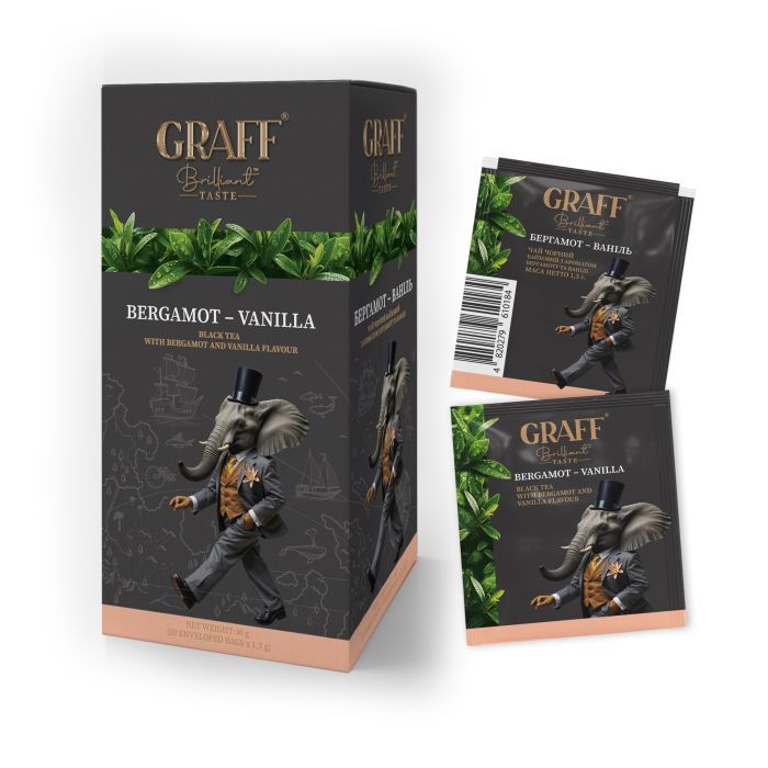 Чай Graff Bergamot&Vanilla 20х1.5 г Фото