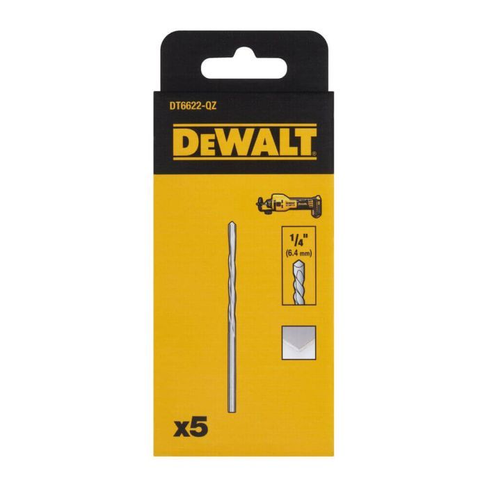 Фреза DeWALT для гипсокартона хвостовик 1/4", 5 шт. Фото
