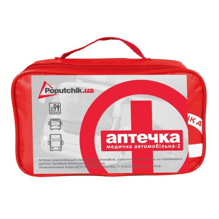 Автомобильная аптечка Poputchik 02-077-М Фото