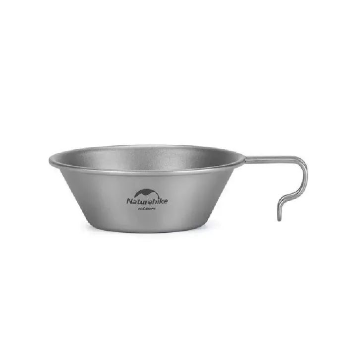 Миска туристическая Naturehike титанова NH21CJ010 450 мл Фото