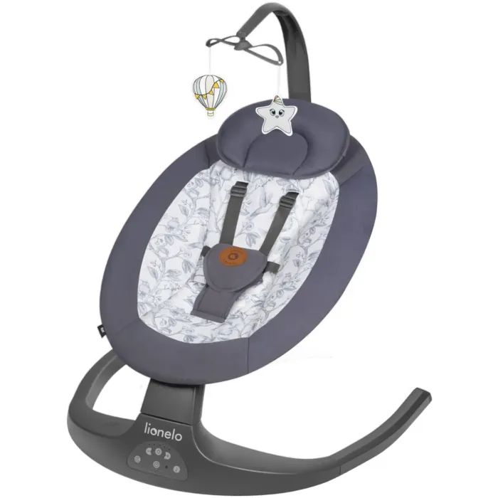 Кресло-качалка Lionelo Ralf Grey White Фото