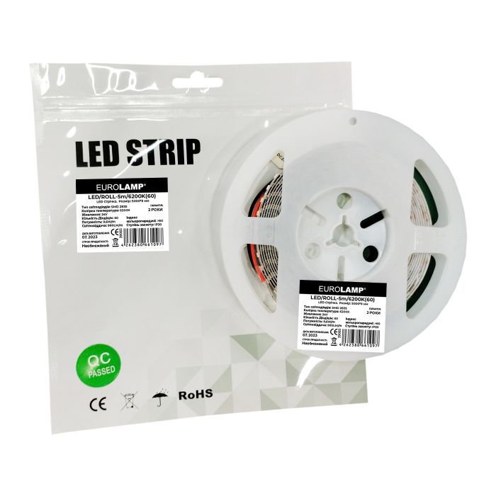 Светодиодная лента Eurolamp LED/ROLL 24V, 6200K 5м Фото
