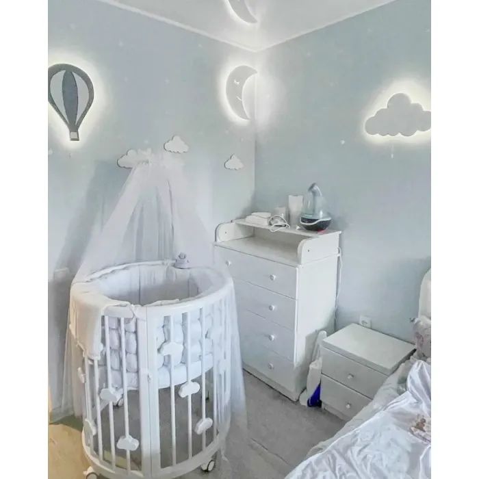 Кроватка Ingvart трансформер Smart Bed Round (72х72, 72х120, 72х168 Фото 1