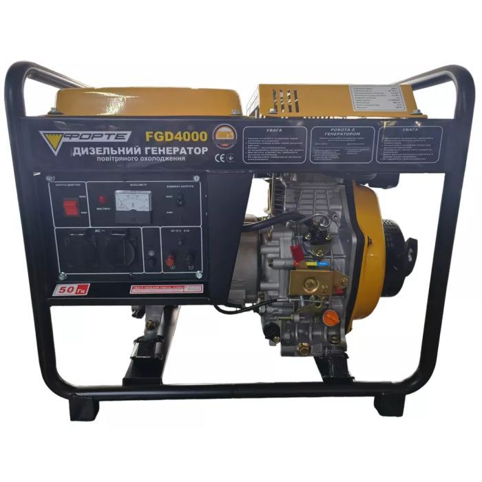 Генератор Forte дизельный FGD4000 3kW, ручной старт Фото
