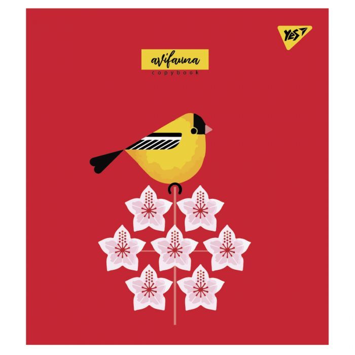 Тетрадь Yes А5 Avifauna 12 аркушів лінія Фото