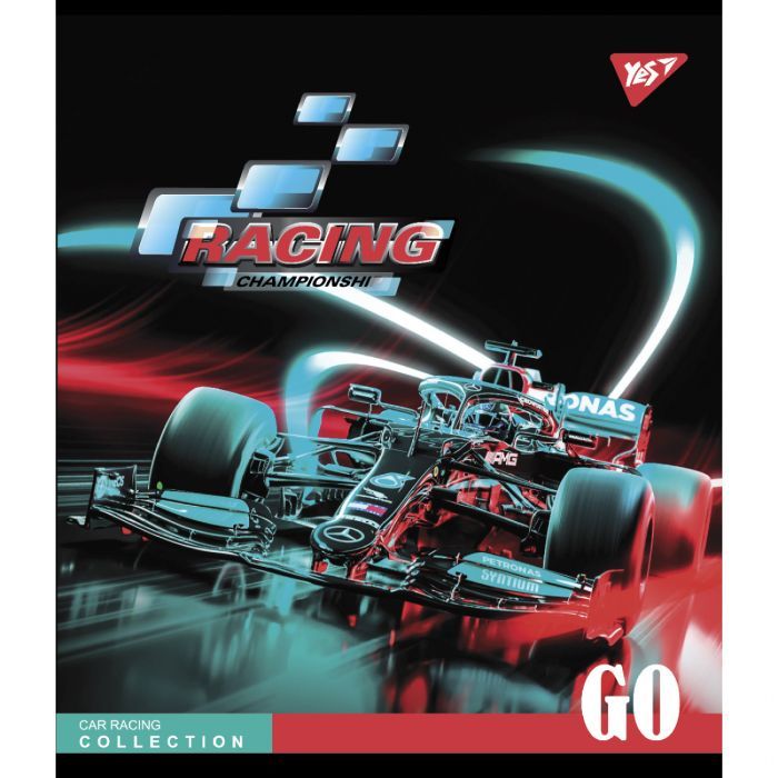 Тетрадь Yes А5 Racing championship 24 аркушів клітинка Фото