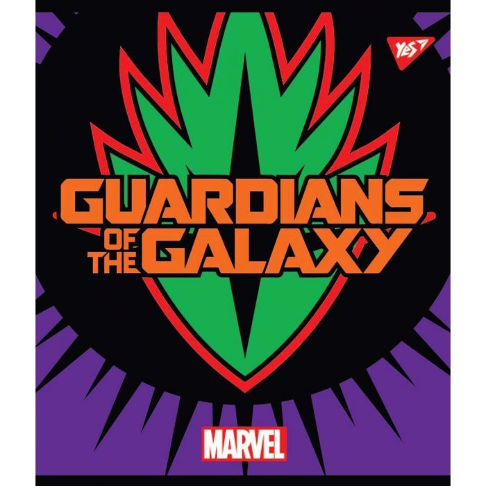 Тетрадь Yes А5 Marvel Hero Shields 18 аркушів клітинка Фото