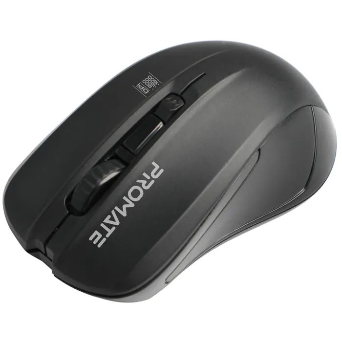 Мышка Promate Contour Wireless Black Фото