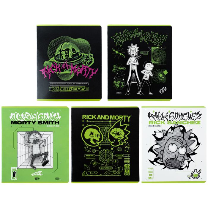 Тетрадь Kite Rick and Morty 48 листов, клетка Фото
