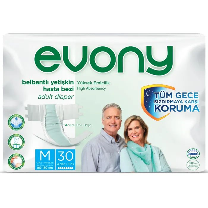 Подгузники для взрослых Evony 2 Medium 30 шт Фото