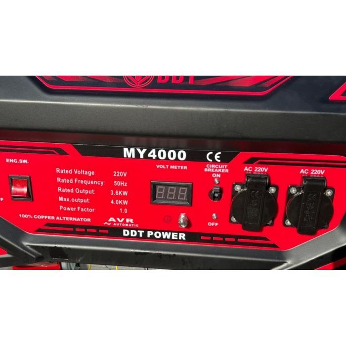 Генератор DDK MY4000 4.0 kW, AVR, ручн. старт, 35л Фото 4