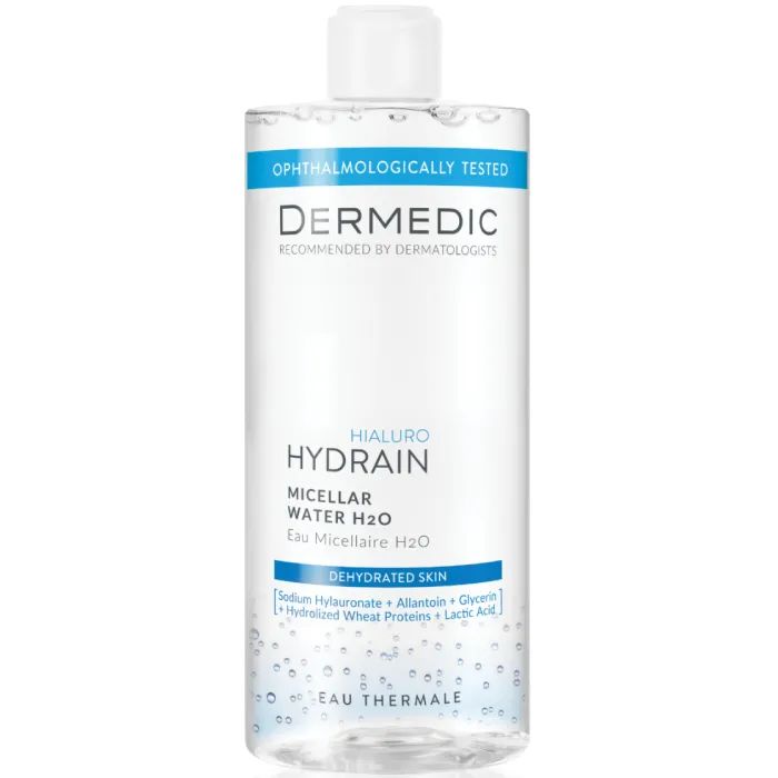 Мицеллярная вода Dermedic Hydrain 3 Hialuro H2O 500 мл Фото