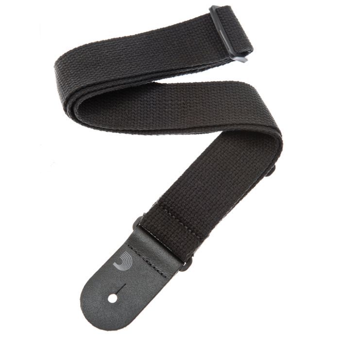 Ремень для гитары D'Addario Cotton Guitar Strap Black Фото