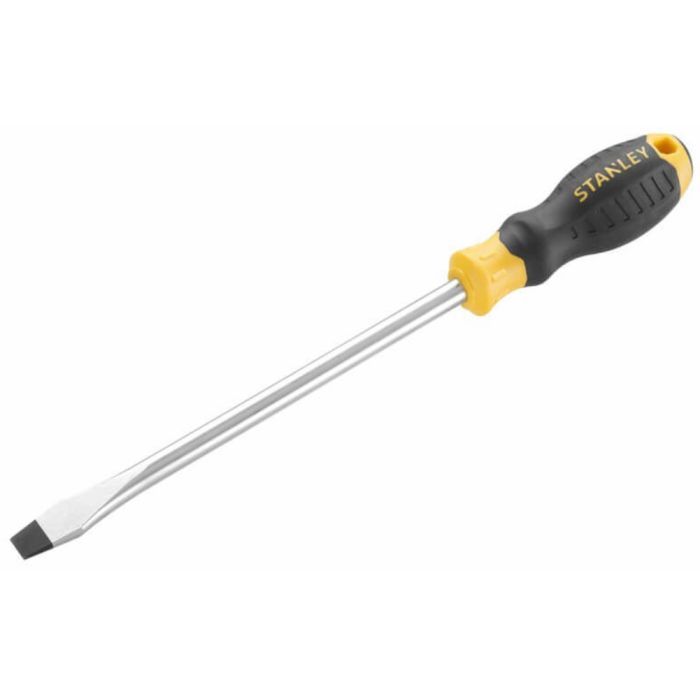Отвертка Stanley Cushion Grip, SL10x200мм, с расширяющимся жалом. Фото