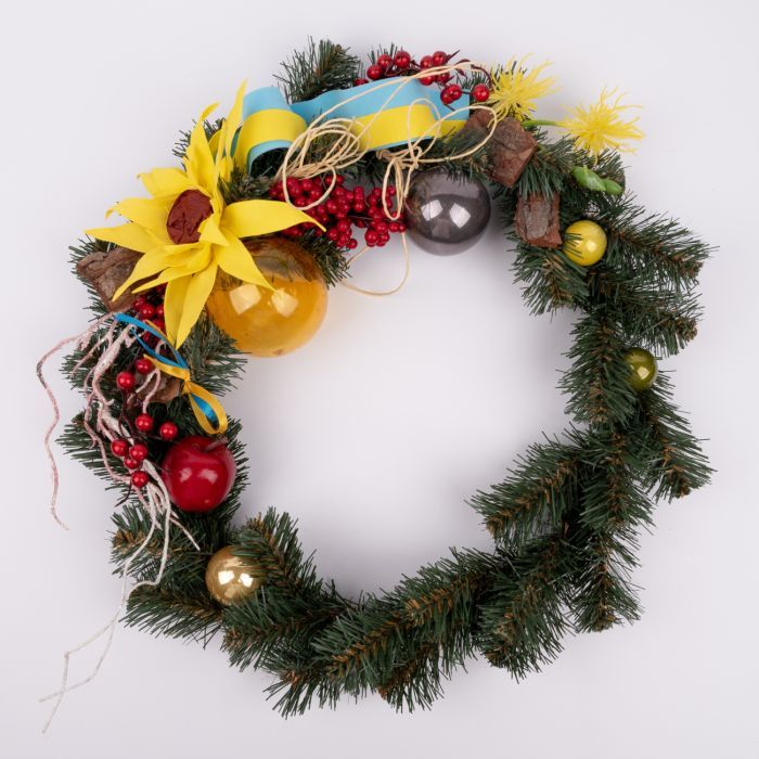 Рождественский венок YES! Fun Щира Україна D30 см Фото