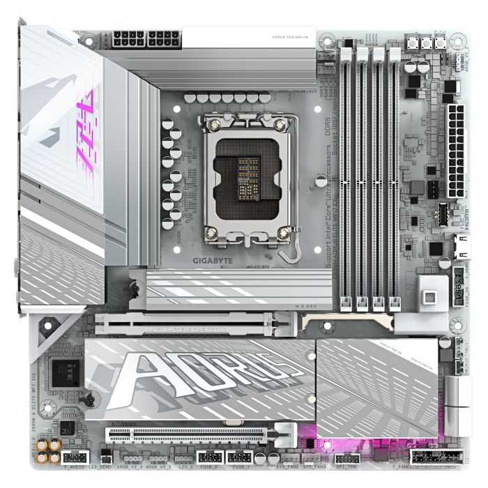 Материнская плата GIGABYTE Z890M AORUS ELITE WIFI7 ICE Фото
