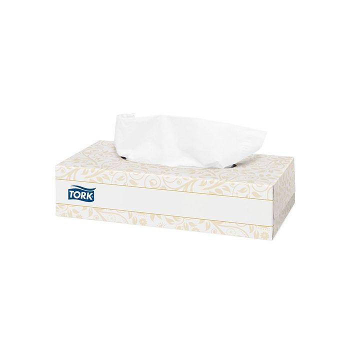 Салфетки косметические Tork 2 слоя 100 шт. Фото